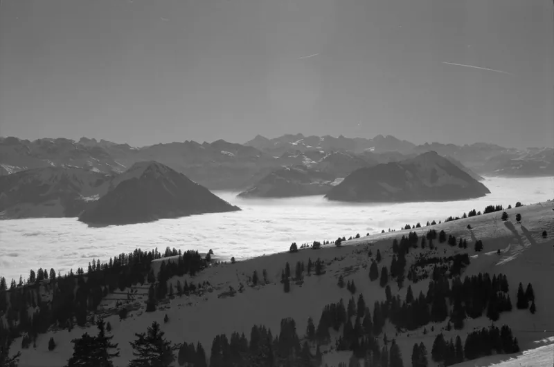 Rigi, winter landscapes (29.01.1991)