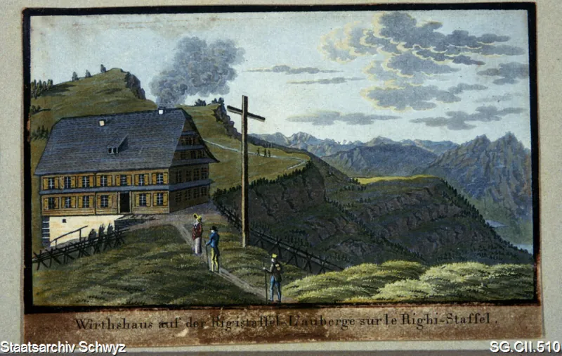 Gasthaus Rigi Staffel (ca. 1820 - 1830)