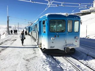 Cog railway from Mount Rigi-Kulm to Arth-Goldau