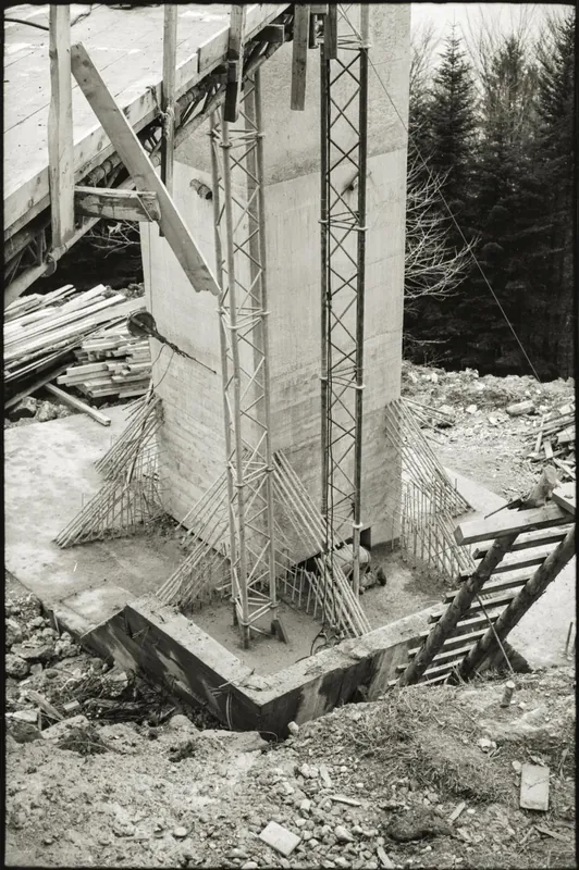 Bau Weggis-Rigi Seilbahn, 1967