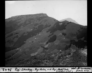 Rigi-Scheidegg, Rigi-Kulm from Rigi-Hochfluh (Gätterli ridge) (1923)