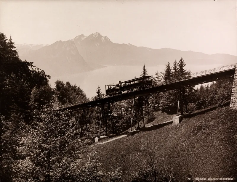 Rigibahn (Schnurtobel Bridge) (ca. 1895)