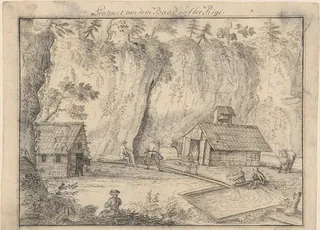 Prospect von dem Baad auf der Rigi (between 1720 and 1736)
