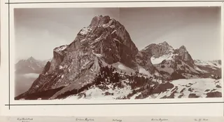 Rigi Hochfluh, Pilatus, Grosse Mythen, Holzegg, kleine Mythen (16.12.1900)