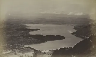 Lac de Zug, Vue prise du Rigi Relay (1880-1890)