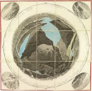 Panorama oder Zirkel-Aussicht vom Rigiberg, 1830 (1830)