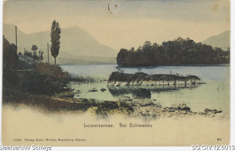 Insel Schwanau, Lauerzersee und die Rigi (keine Angabe)