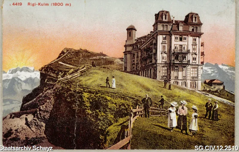 Rigi-Kulm: Hotel Schreiber (1906)