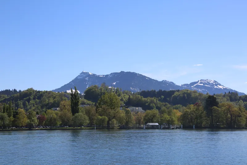 Snow on Rigi from Lake Lucerne (2024-04-27 11:15:34)