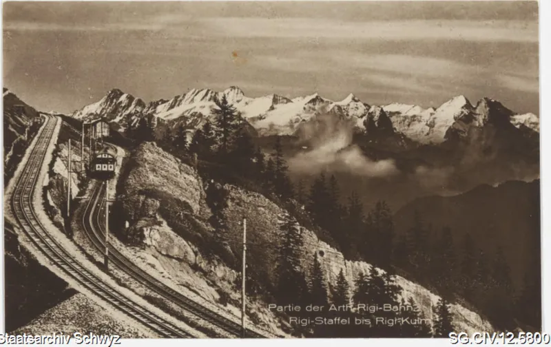 Partie der Arth-Rigi-Bahn: Rigi-Staffel bis Rigi-Kulm (keine Angabe)
