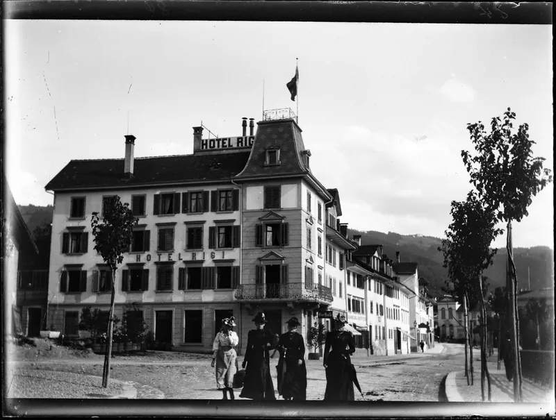 Hotel Rigi in Zug in der Vorstadt Ecke Raifgässli