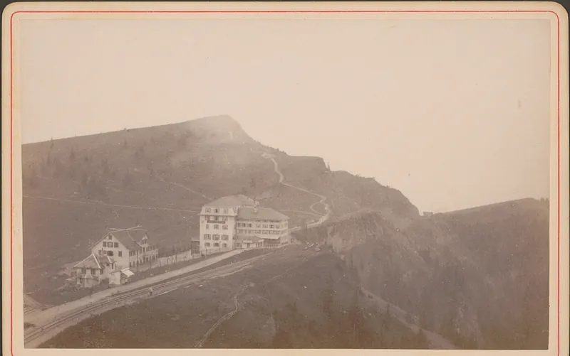 Rigi. Staffel vom Gasthaus Breitinger (1886)