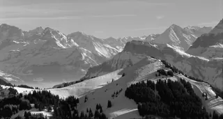 Rigi, winter landscapes (29.01.1991)