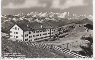 Rigi-Kulm (1800 m), Blick auf die Berneralpen (nach 1954)