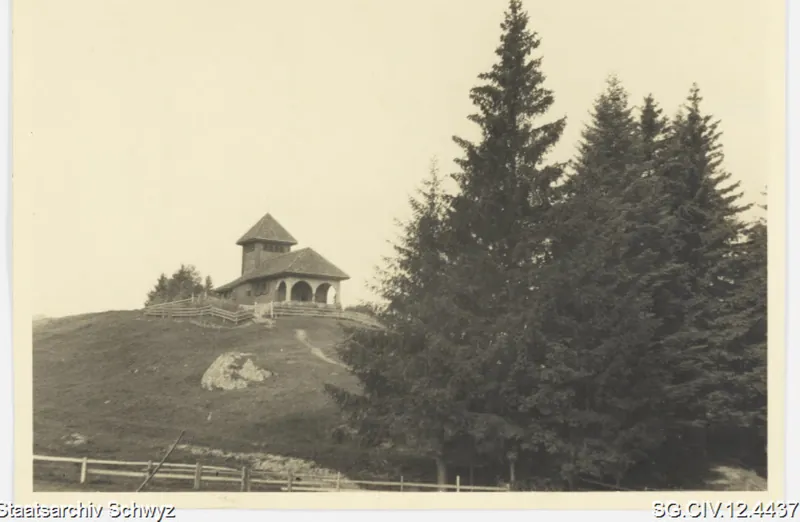 Kapelle Seebodenalp zwischen Küssnacht und Rigi (ca. 1948)