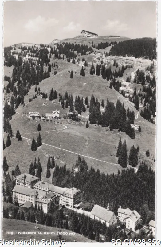 Rigi-Klösterli und Kulm (1800 m) (nach 1954)