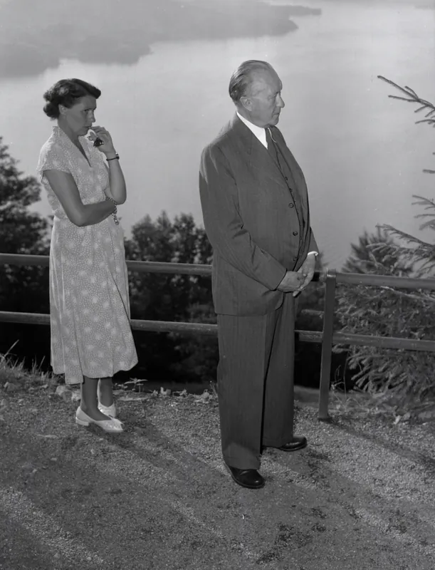 German Chancellor Konrad Adenauer on the Rigi (1950-1960)