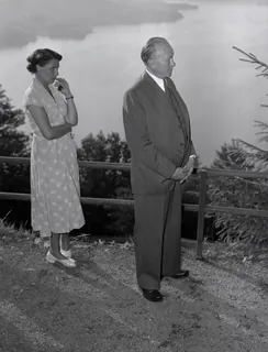 German Chancellor Konrad Adenauer on the Rigi (1950-1960)