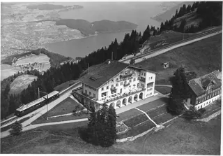 Rigi-Staffel, mountain house, Rigi-Staffel, Rigibahn (25.07.1950)