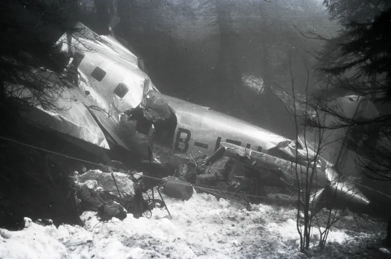 Flight accident of pilot Gerber and radio operator Müller with the General Aviation Clark GA-43, HB-ITU on the Rigi (02.05.1936)