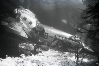 Flight accident of pilot Gerber and radio operator Müller with the General Aviation Clark GA-43, HB-ITU on the Rigi (02.05.1936)