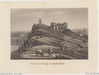 Hotel und Gasthaus Rigi-Kulm (ca. 1840)