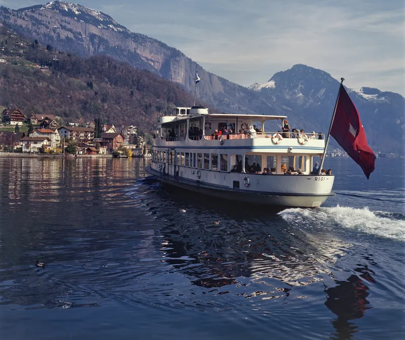 Lake Lucerne, MS Rigi off Weggis (1975)