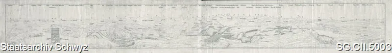 Panorama von Rigi-Kulm aus (ca. 1820 - 1830)