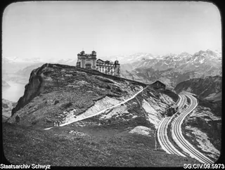Rigi Kulm vor Alpenkulisse (keine Angabe)