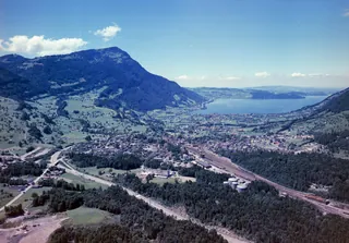 Goldau, Rigi, Oberarth, Arth, Lake Zug (08.07.1988)