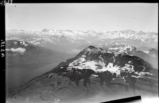 Rigi-Kulm, Lake Lauerz, Mythen, Glärnisch (10.03.1938)