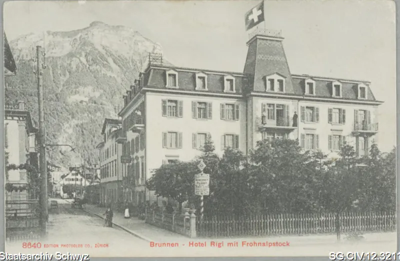 Hotel Rigi (abgebrochen), Gersauerstrasse, Brunnen (keine Angabe)