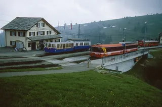Arth, Goldau, Arth-Rigi-Bahn ARB, today Rigibahnen AG (6/1995)