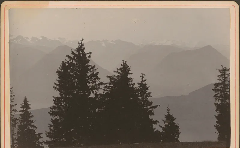Rigi. Berneroberland von der Staffelhöhe (1886)
