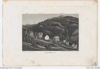 Kapelle Maria zum Schnee und Umgebung, Rigi Klösterli (ca. 1850)
