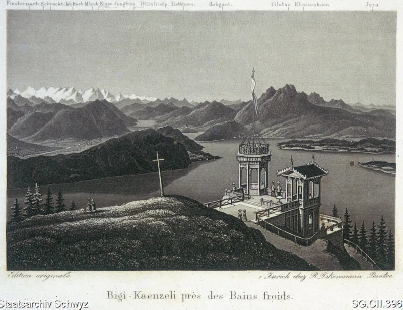 Rigi-Kaltbad: Känzeli (ca. 1880)