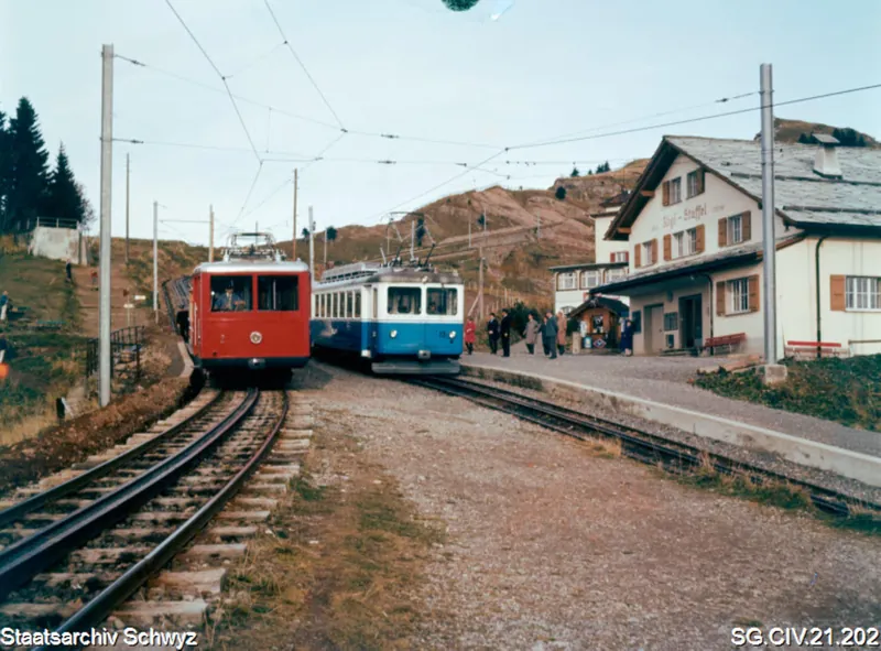 Rigi-Bahn-Station, Rigi Staffel (zwischen 1950 und 1980)