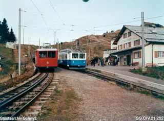 Rigi-Bahn-Station, Rigi Staffel (zwischen 1950 und 1980)
