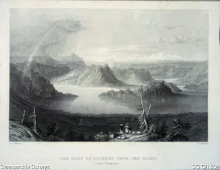 Blick von der Rigi auf den Vierwaldstättersee (1834)