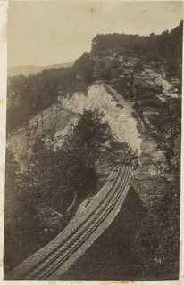 Gezicht op de Rigispoorbaan, RP-F-2013-22-212 (ca. 1870 - ca. 1880)