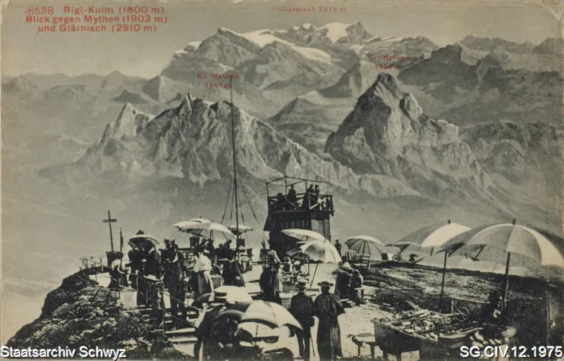 Rigi-Kulm: Blick gegen die Mythen und Glärnisch (keine Angabe)