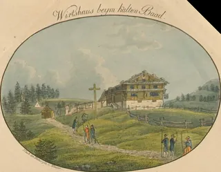 Wirtshaus beym kalten Baad (1818)