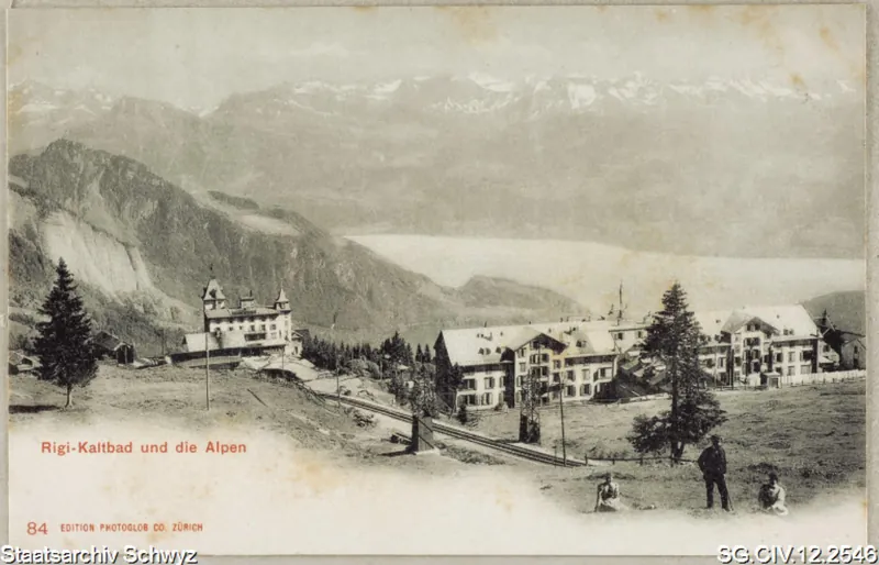 Rigi-Kaltbad und die Alpen (keine Angabe)