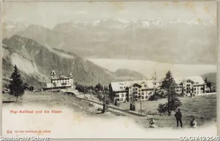 Rigi-Kaltbad und die Alpen (keine Angabe)