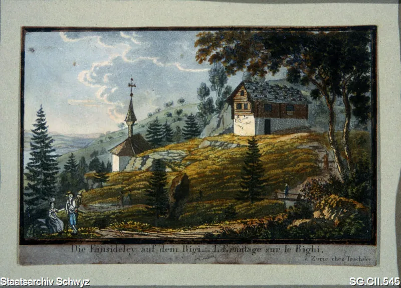 Einsiedelei auf der Rigi (ca. 1830 - 1850)