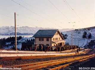 Bergstation Rigi Staffel (zwischen 1950 und 1980)
