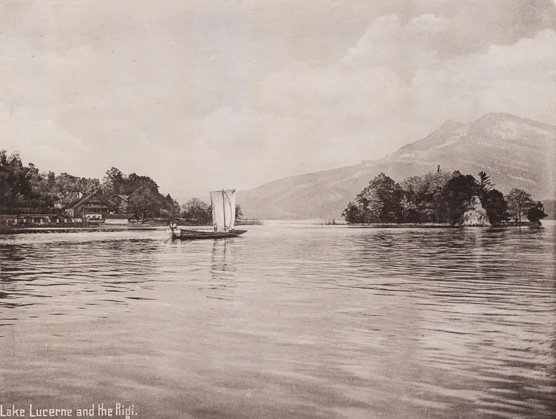 Lake Lucerne and the Rigi (LU) (ca. 1895)