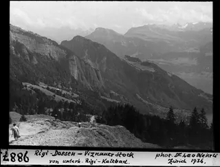 Rigi-Dossen - Viznauerstock from unterh. Rigi-Kaltbad (1936)