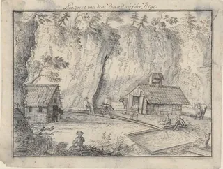 Prospect von dem Baad auf der Rigi (1540)