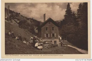 Die neue Rigi-Schule im Eröffnungsjahr 1918 auf Rigi-Klösterli (1918)